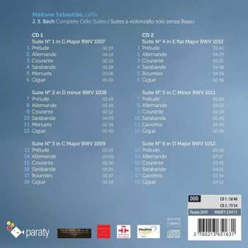 2CD Johann Sebastian Bach: Complete Cello Suites