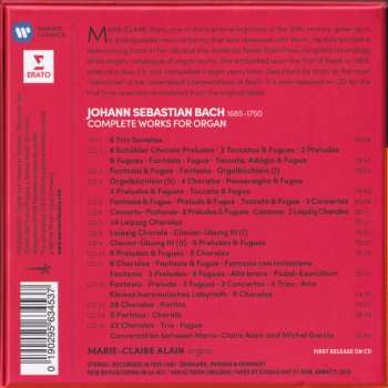 15CD/Dobozkészlet Johann Sebastian Bach: Complete Works For Organ