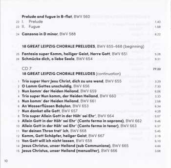 15CD/Dobozkészlet Johann Sebastian Bach: Complete Works For Organ
