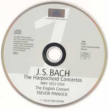 5CD/Dobozkészlet Johann Sebastian Bach: Concertos