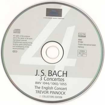 5CD/Dobozkészlet Johann Sebastian Bach: Concertos