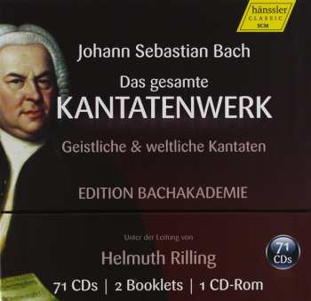 72CD/Dobozkészlet Johann Sebastian Bach: Das Gesamte Kantatenwerk - The Complete Cantatas