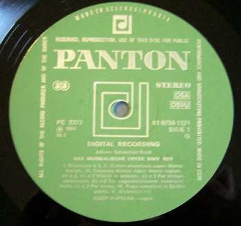 LP Johann Sebastian Bach: Das Musikalische Opfer, BWV 1079