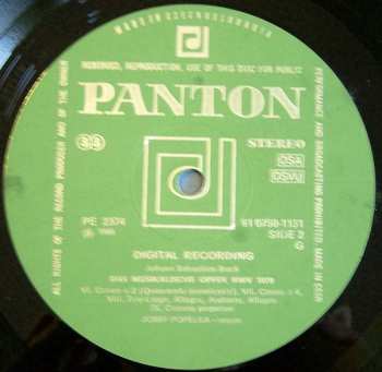 LP Johann Sebastian Bach: Das Musikalische Opfer, BWV 1079