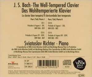 4CD Johann Sebastian Bach: The Well-Tempered Clavier • Das Wohltemperierte Klavier