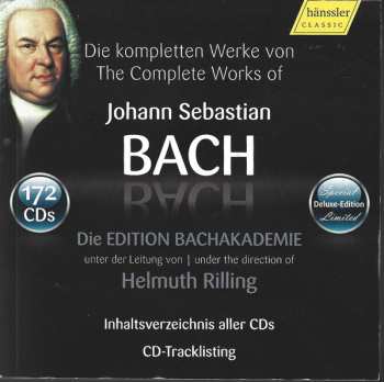 172CD/Dobozkészlet Johann Sebastian Bach: Die Kompletten Werke Von Johann Sebastian Bach (Edition Bachakademie)