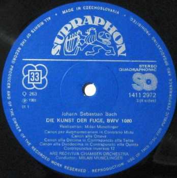 2LP Johann Sebastian Bach: Die Kunst Der Fuge