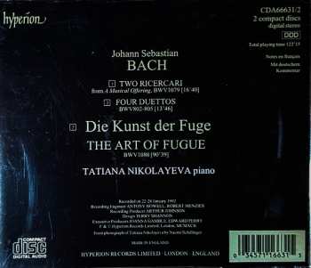 2CD Johann Sebastian Bach: Die Kunst Der Fuge (The Art Of Fugue)•Two Ricercari•Four Duettos