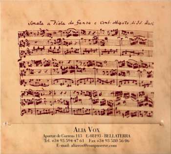 CD Johann Sebastian Bach: Die Sonaten Für Viola Da Gamba Und Cembalo