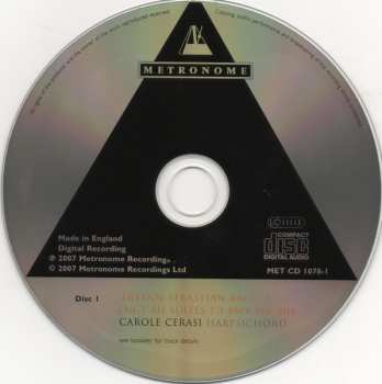 2CD Johann Sebastian Bach: English Suites BWV 806-811