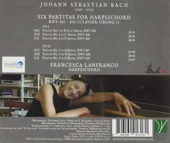 2CD Johann Sebastian Bach: Six Partitas For Harpsichord BWV 825 – 830