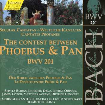 Album Johann Sebastian Bach: Geschwinde, Ihr Wirbelnde Winde, BWV 201 (The Contest Between Phoebus & Pan)