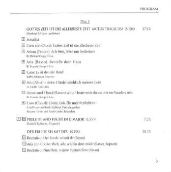 2CD Johann Sebastian Bach: Peace Be With You