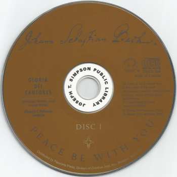 2CD Johann Sebastian Bach: Peace Be With You