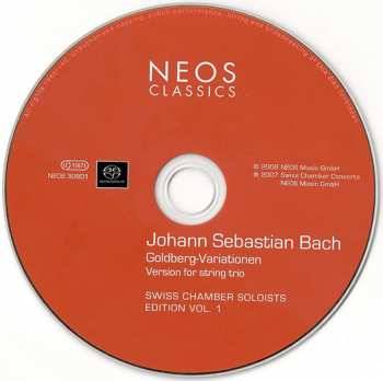 SACD Johann Sebastian Bach: Goldberg-Variationen / Version For String Trio