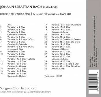 CD Johann Sebastian Bach: Goldberg Variations
