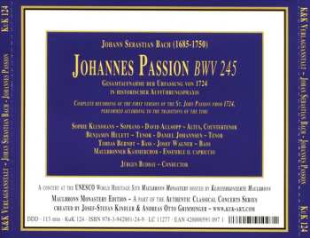 2CD Johann Sebastian Bach: Johannes Passion BWV 245