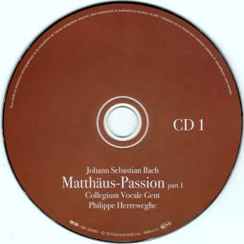 5CD/Dobozkészlet Johann Sebastian Bach: Johannes-Passion • Matthäus-Passion