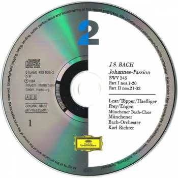 2CD Johann Sebastian Bach: Johannes-Passion (St. John Passion)