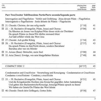 2CD Johann Sebastian Bach: Johannes-Passion (St. John Passion)