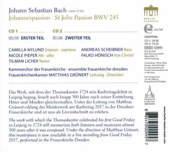 2CD Johann Sebastian Bach: Johannespassion