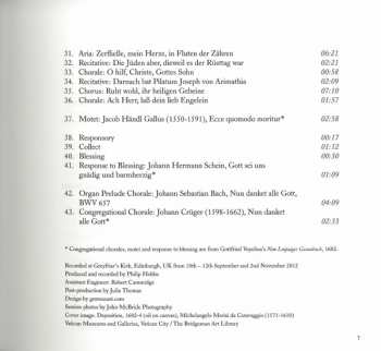 2CD Johann Sebastian Bach: John Passion (Reconstruction Of Bach's Passion Liturgy)