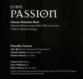 2CD Johann Sebastian Bach: John Passion (Reconstruction Of Bach's Passion Liturgy)