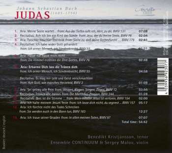 CD Johann Sebastian Bach: Judas - Arias And Recitatives