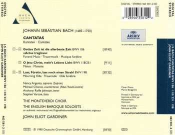 CD Johann Sebastian Bach: Cantatas: Actus Tragicus BWV 106 • O Jesu Christ, Mein's Lebens Licht BWV 118/231 • Lass, Fürstin, Lass BWV 198