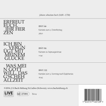 CD Johann Sebastian Bach: Kantaten N° 10
