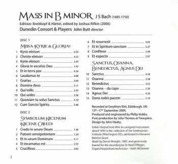 2CD Johann Sebastian Bach: Mass In B Minor