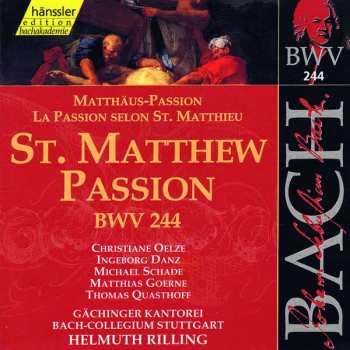 3CD Johann Sebastian Bach: St. Matthew Passion BWV 244