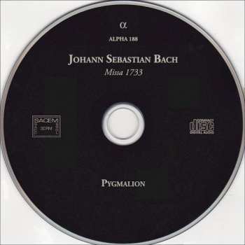 CD Johann Sebastian Bach: Missa 1733