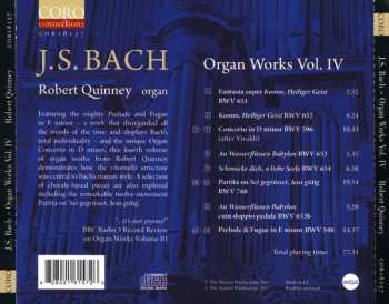 CD Johann Sebastian Bach: Organ Works, Vol. IV