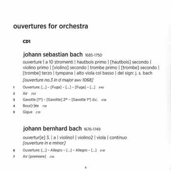 2CD Johann Sebastian Bach: Ouvertures For Orchestra