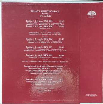 4LP/Dobozkészlet Johann Sebastian Bach: Partity Pro Cemballo