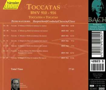 CD Johann Sebastian Bach: Toccatas BWV 910-916