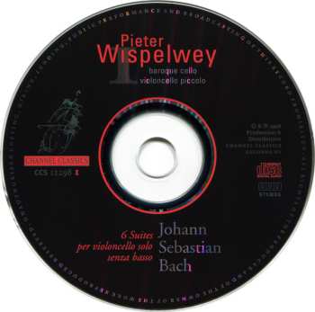 2CD Johann Sebastian Bach: 6 Suites Per Violoncello Solo Senza Basso