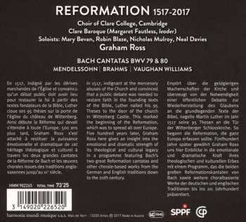 CD Johann Sebastian Bach: Reformation 1517-2017 DIGI