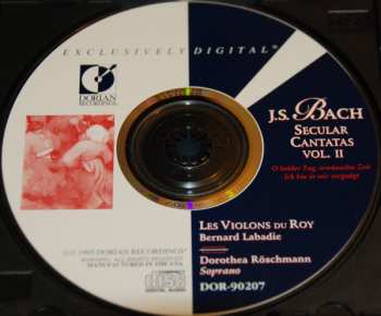 CD Johann Sebastian Bach: Secular Cantatas Vol. II