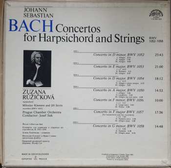3LP/Dobozkészlet Johann Sebastian Bach: Concertos For Harpsichord And Strings (Complete) (3xLP + BOX + INSERT)