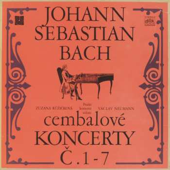 3LP/Dobozkészlet Johann Sebastian Bach: Cembalové Koncerty Č. 1-7 (2xLP + BOX + BOOKLET)