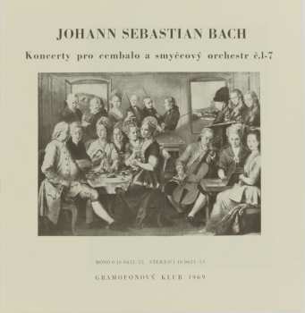 3LP/Dobozkészlet Johann Sebastian Bach: Cembalové Koncerty Č. 1-7 (2xLP + BOX + BOOKLET)