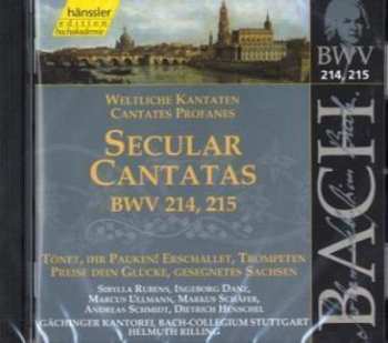 Album Johann Sebastian Bach: Secular Cantatas BWV 214, 215
