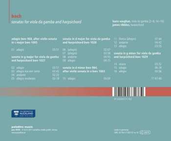 CD Johann Sebastian Bach: Sonatas For Viola Da Gamba And Harpsichord