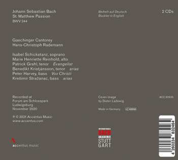 2CD Johann Sebastian Bach: St. Matthew Passion