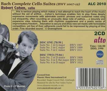 2CD Johann Sebastian Bach: Cello Suites 1-6