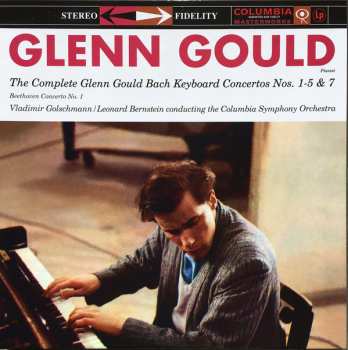 3LP/Dobozkészlet Johann Sebastian Bach: The Complete Glenn Gould Bach Keyboard Concertos Nos. 1-5 & 7 /  Beethoven Concerto No. 1