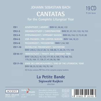19CD/Dobozkészlet Johann Sebastian Bach: The Complete Liturgical Year In 64 Cantatas