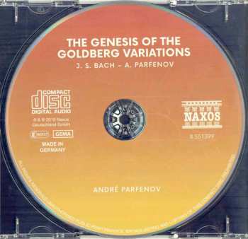 CD Johann Sebastian Bach: The Genesis Of The Goldberg Variations